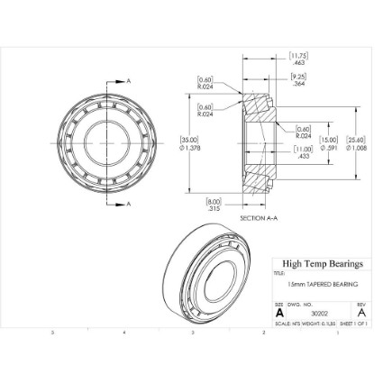 Picture of 15mm Tapered Bearing