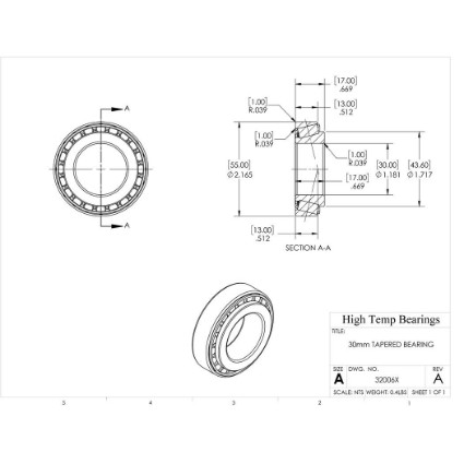 Picture of 30mm Tapered Bearing