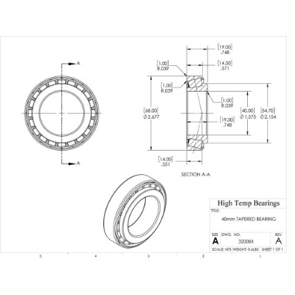 Picture of 40mm Tapered Bearing