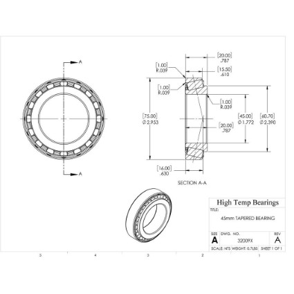 Picture of 45mm Tapered Bearing