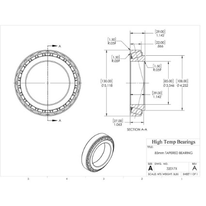 Picture of 85mm Tapered Bearing