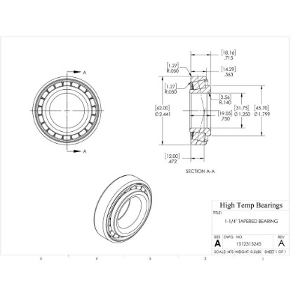 Picture of 1-1/4" Tapered Bearing