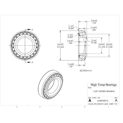 Picture of 1-3/8" Tapered Bearing