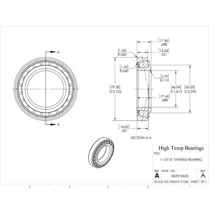 Picture of 1-13/16" Tapered Bearing