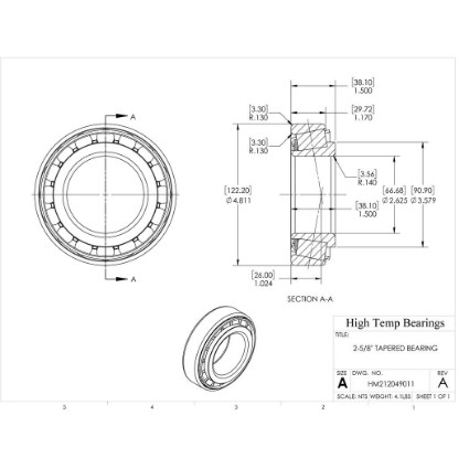 Picture of 2-5/8" Tapered Bearing