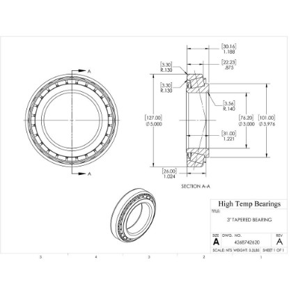 Picture of 3" Tapered Bearing 4268742620