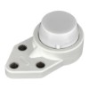Picture of Plastic 3 Bolt Bracket Food Grade Bearing with End Cap