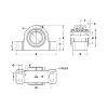 Picture of Heavy Duty Double Collar S2000 4 Bolt Pillow Block