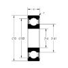 Picture of Shielded 250°C High Temperature Deep Groove Ball Bearing