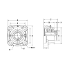 Picture of Heavy Duty Type E 4 Bolt Flange