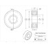 Picture of 10mm 6000 High Temperature 250 °C Sealed C5 Bearing