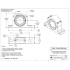 Picture of 3-1/4" Split Pillow Block Mounted 750 °F Carbon Bearing