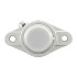 Picture of 1-5/8" Plastic 2 Bolt Flange Mounted Food Bearing with End Cap