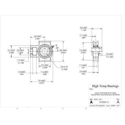 Picture of 15/16" Eccentric Mounted Take Up Bearing