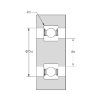 Picture of Sealed 220°C High Temperature Deep Groove Ball Bearing