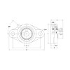 Picture of Narrow Eccentric Collar 2 Bolt Flange