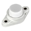 Picture of IP69K Plastic 2 Bolt Flange Food Safe Bearing with End Cap