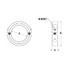 Picture of Clamping Two Piece Black Oxide Steel Shaft Collar